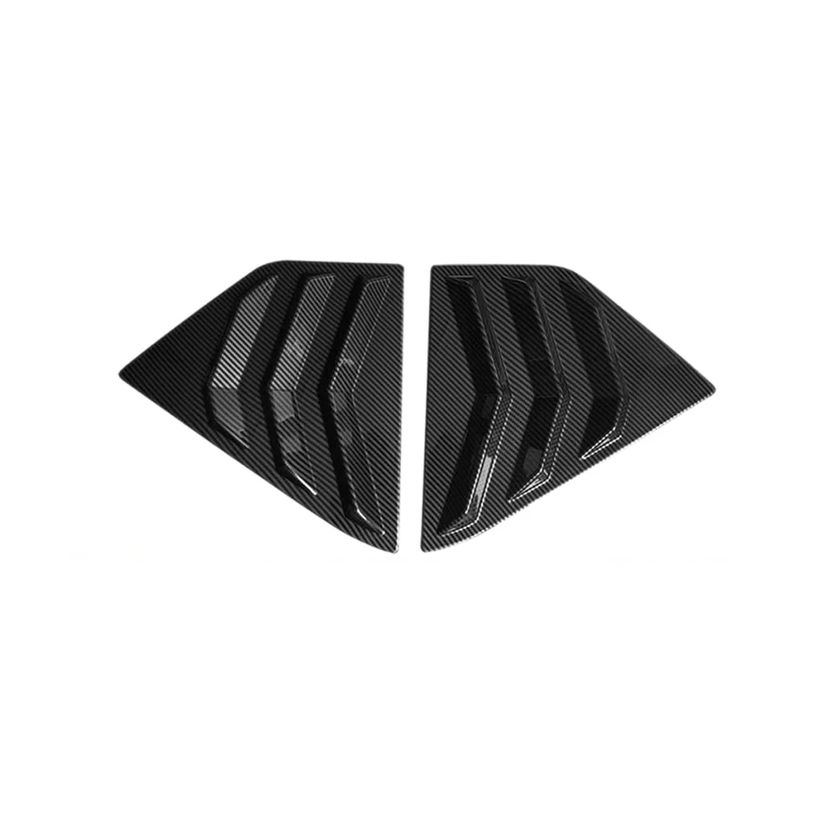 

Заглушки для заднего бокового окна для Kicks 2018-2023 аксессуары для чехлов-углеродное волокно