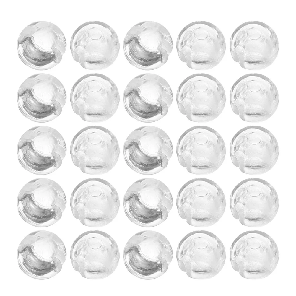 

30Pcs Clear Beads Chain Stop Buckles for Blinds Transparent Beaded Chain Fixer for Curtains and Windows