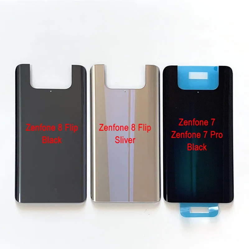 Grade AAA For Asus Zenfone 7 ZS670KS Battery Cover 7 Pro ZS671KS For Asus Zenfone 8 Back Cover 8 Flip 8Flip Back Case Housing