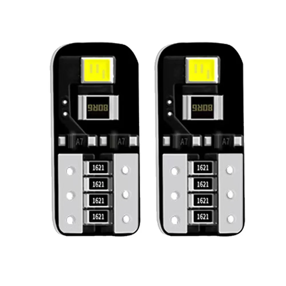 

10 шт. T10 сигнальная лампа 2835 2 Smd светодиодная лампа для салона автомобиля лампа для двери автомобиля освещение номерного знака 12 В автомобильные аксессуары