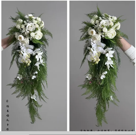 Props, water drops, hand-held flowers, wedding simulation flowers, licensing bouquets, waterfalls, hot niche special mix and mat