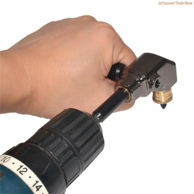 90-degree Right-angle Screwdriver Hand Electric Drill Corner Device Turning Bit Screwing Corner for Narrow Working Areas W91B