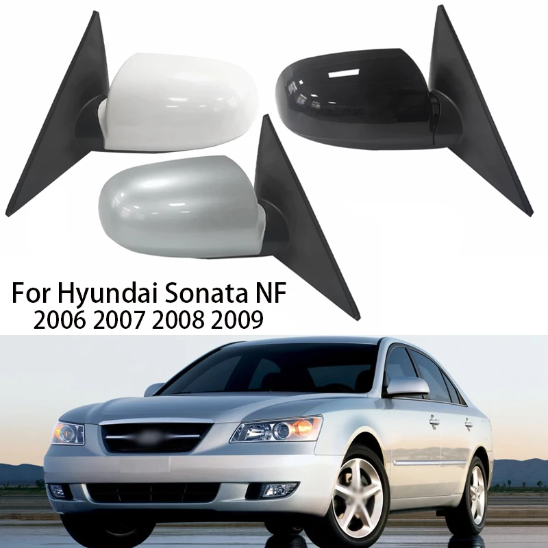 

Car Outside Rear View Mirror Assembly For Hyundai Sonata NF 2005 2006 Auto Side Mirror Reversing Back Parking Mirror Assy