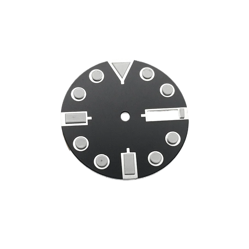 

28.5mm Black Dial Replacement Precision Modified Dial With Luminous Lettering Fit For NH35A Movement CA2-1