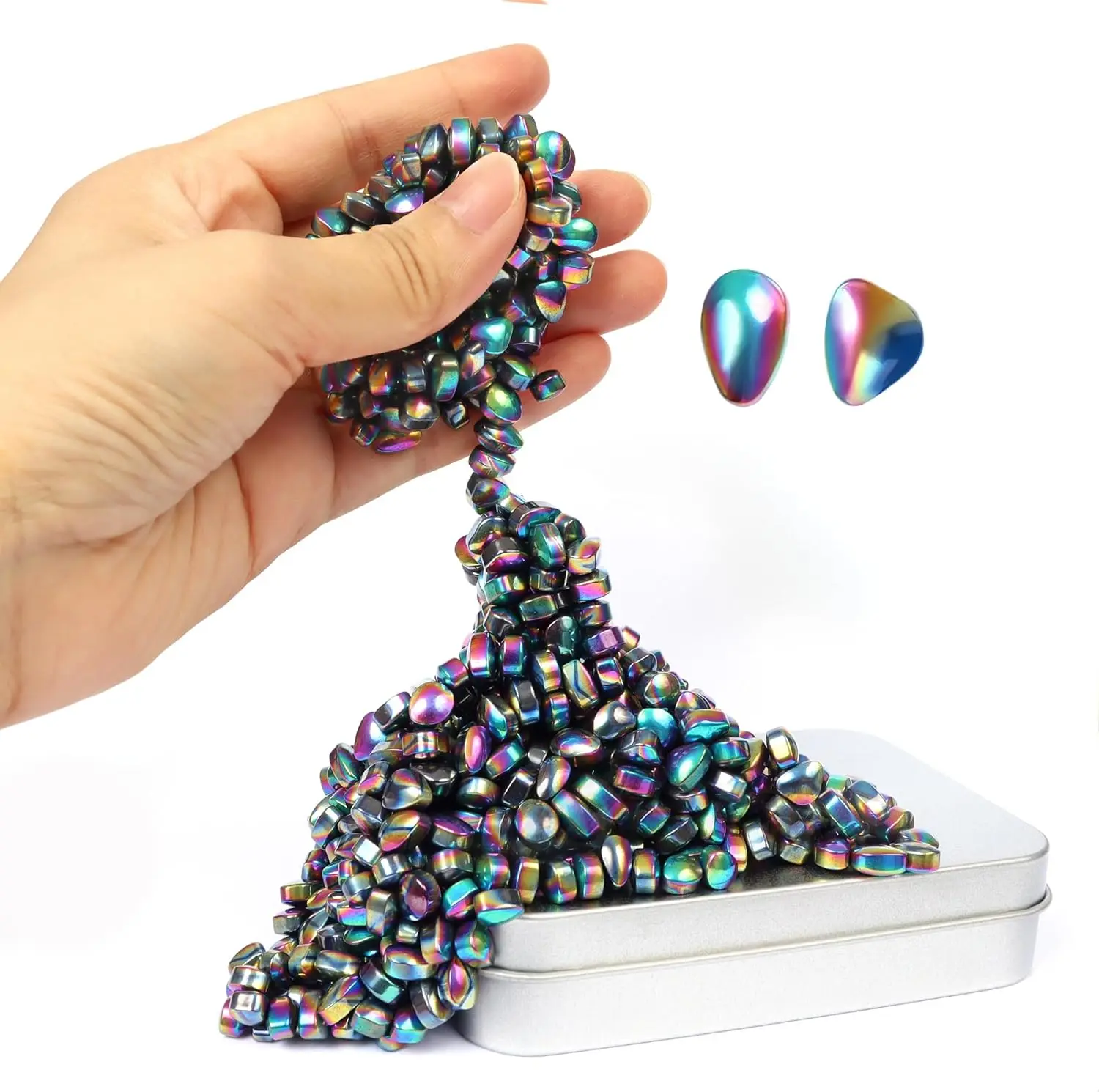 

Colorful DIY Fidget Putty Sensory Stones for Adults, Over 500 Pieces for Office Desk Stress Relief