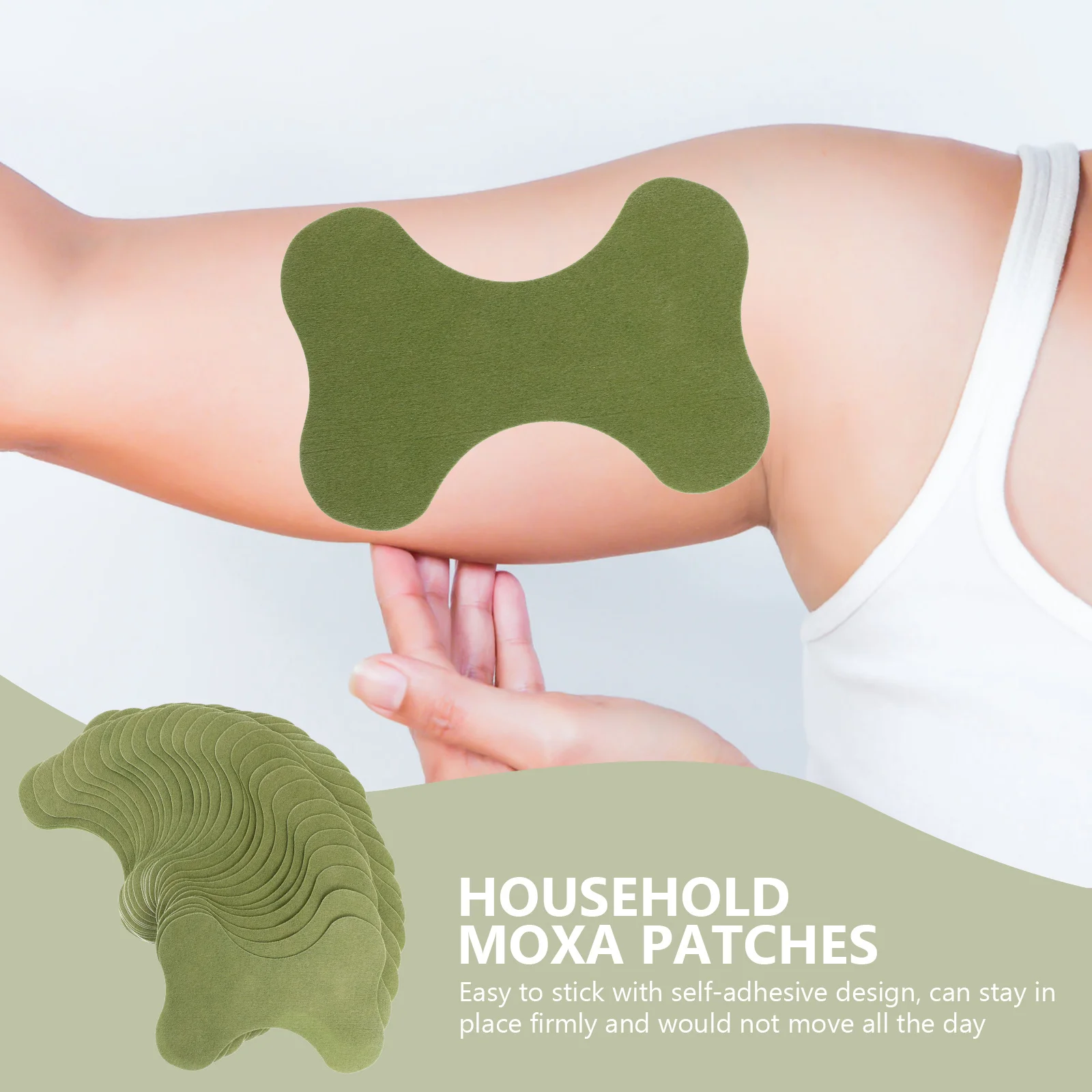

30 Sheets Butterfly Arm Sticker Strong Adhesion Moxa Patches Suitable All Body Parts Small Mugwort Stickers Ideal for Portable