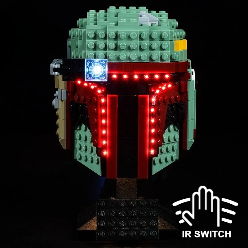 

LED Lighting Set Suitable for LEGO Star Boba Fett Helmet 75277(Not Including Building Blocks)