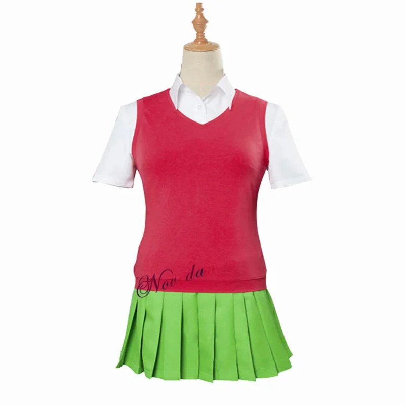 Anime The Quintessential Quintuplets Cosplay Costume Nakano Miku Nino Yotsuba Itsuki Ichika Shirt Skirt School Uniform Wig RZ311