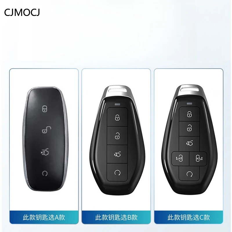 غطاء مفتاح من سبائك الزنك الفاخر لـ DENZA D9 Z9 Z9GT N7 N8 N9 - حافظة مفاتيح واقية سلسلة مفاتيح #4