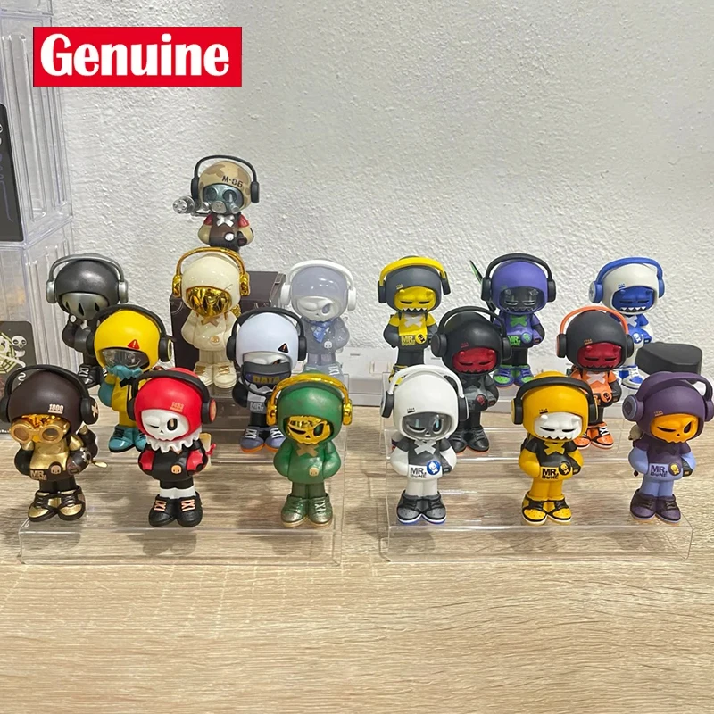 

Подлинная серия Mr.Bone VI V2 Time Traveler, слепая коробка, милая фигурка Mr.Bone Roman Age, загадочная коробка, подарки на день рождения для детей