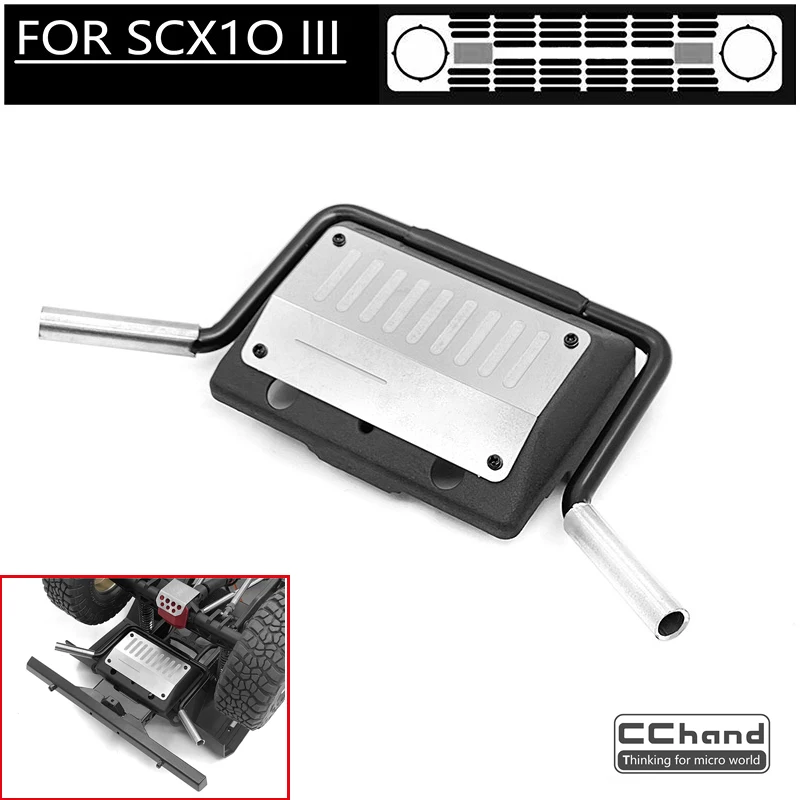 Zestaw metalowych rur wydechowych zbiornika oleju do samochodu terenowego 1/10 AXIAL SCX10 III RC Realistyczne akcesoria do modyfikacji podwozia