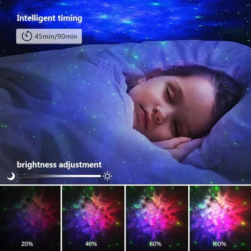 Astronaut Projector Light Starry Sky Porjectors Lamp Decoration Bedroom Nebula LED Night Light Gifts For KidsGalaxy Star