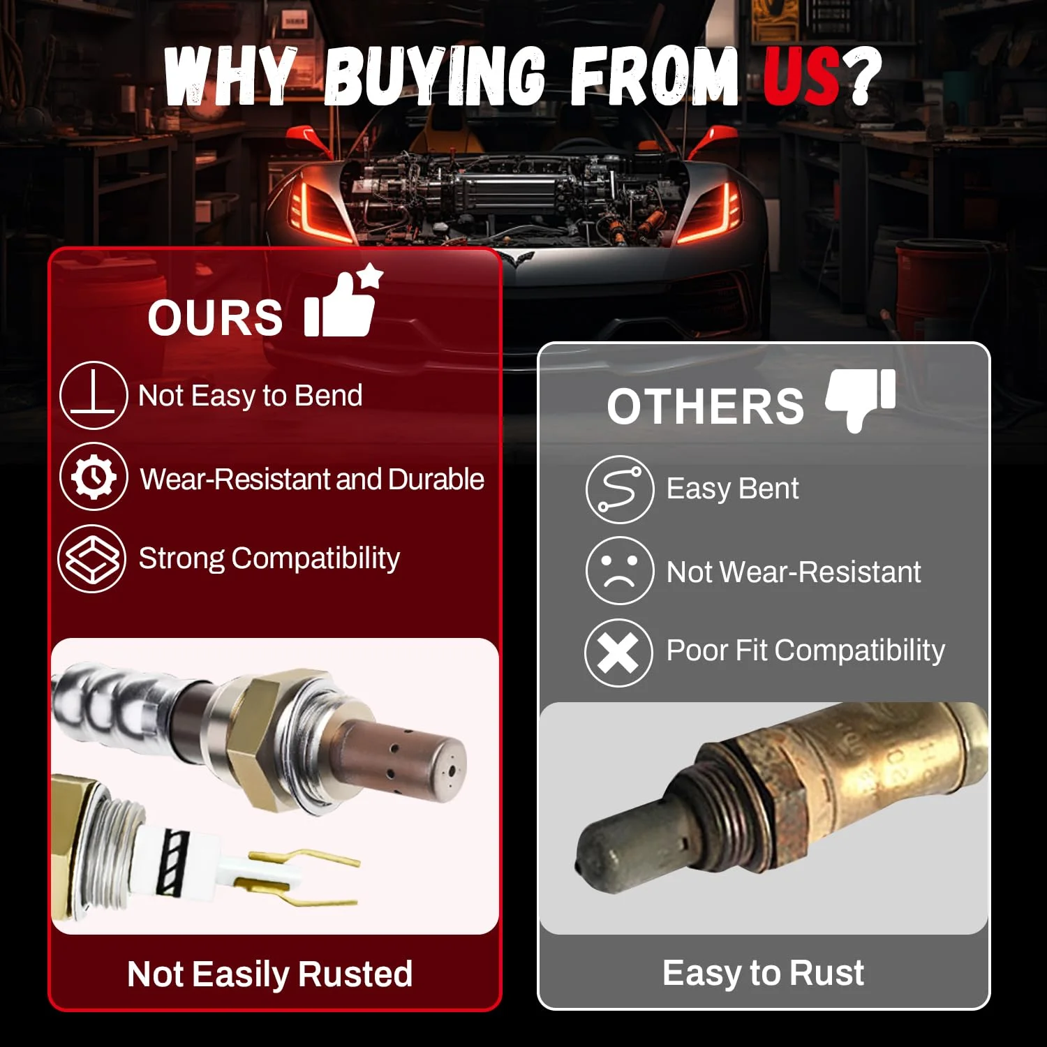 22690-AA930 Oxygen Sensor O2 Lambda Sensor AIR FUEL RATIO SENSOR for Subaru Outback 2.5I 22690AA930 2009-2016 #