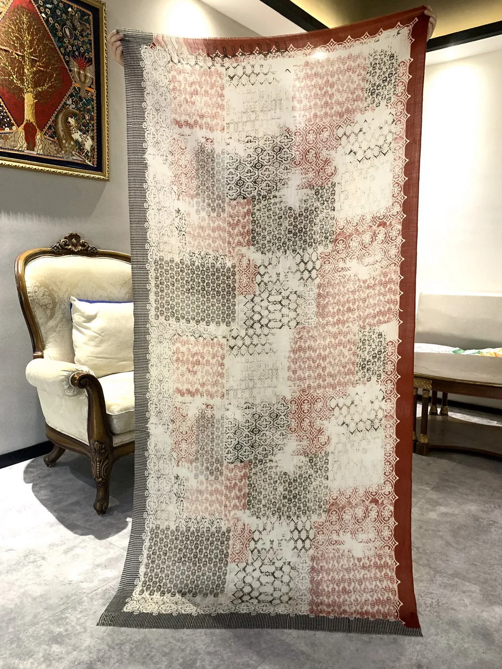 

Long Cashmere Scarf Winter Luxury Cashmere Scarves Pashmina Shawl Women Foulard Hiver Femme Cachemire 200 100cm