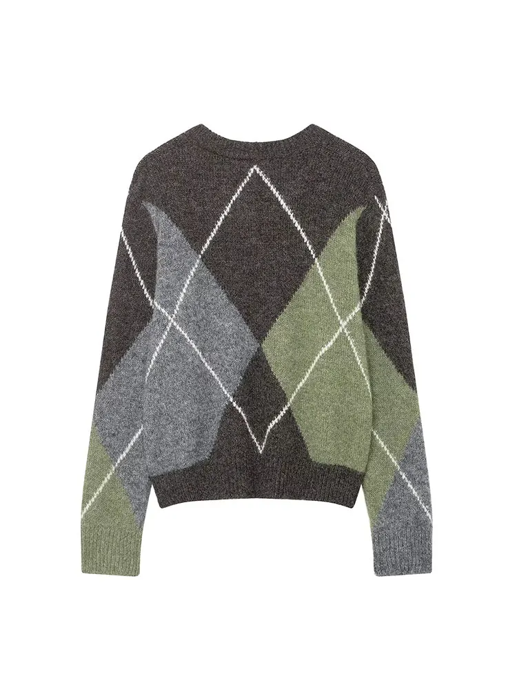 NLZGMSJ المرأة الماس شبكة سترة البلوز 2025 الخريف الشتاء المرأة موضة جديدة طويلة الأكمام البلوز المرأة أنيقة #2