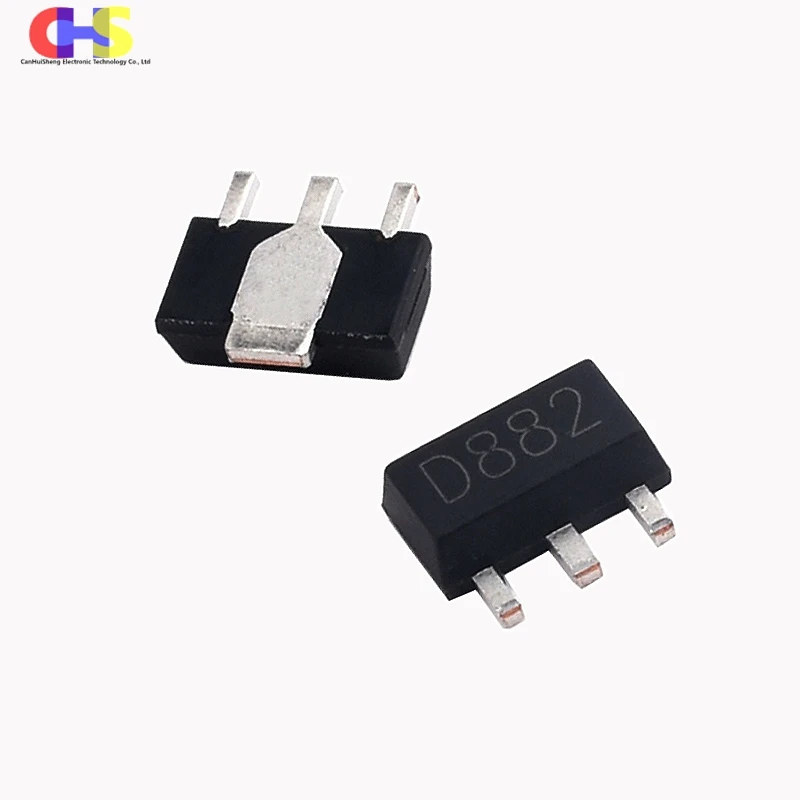 20-50pcs 2SB772 2SD882 TO-126 B772 PNP D882 NPN SOT-89 Audio Power Transistor