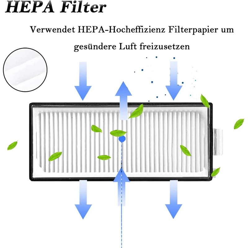 B06B-For Roborock Qrevo Master Robot Vacuum Cleaner Main Side Brushes Hepa Filters Mop Cloth Dust Bags Replacement Parts