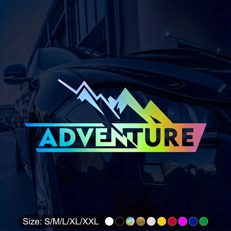 Adventure Theme Automobile Sticker Car Body Window Waterproof Vinyl Sticker Auto Parts