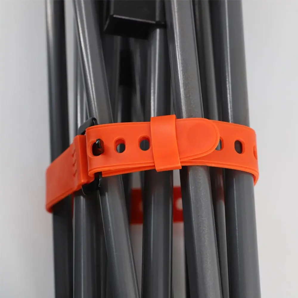 Accessories Organizing Rubber Twist Ties Reusable Multi-functional Silicone Ties with Buckle Rubber Tie