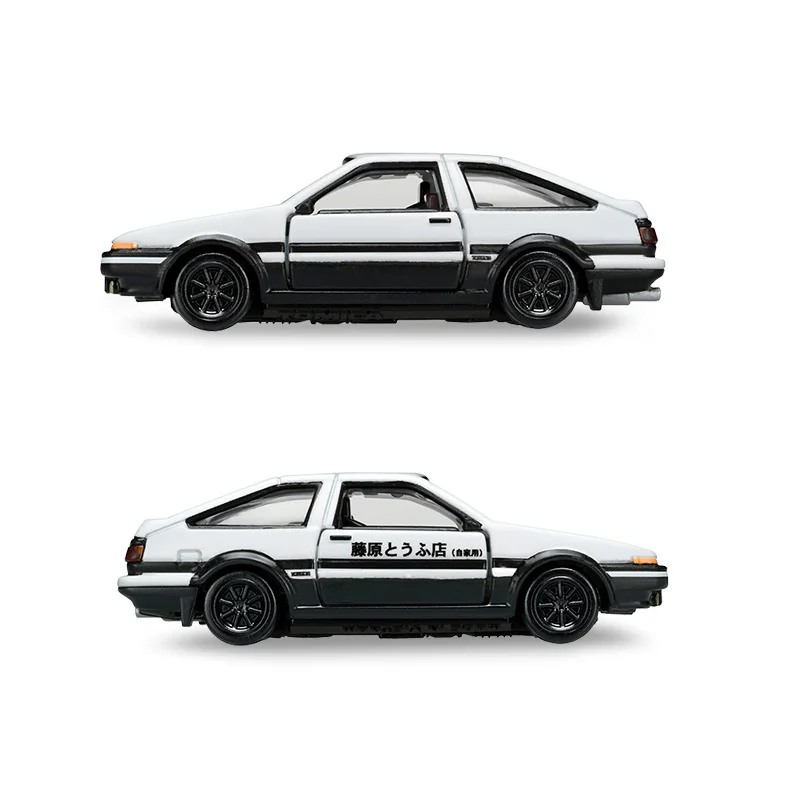 TOMY Initial D Toyota AE86 Fujiwara Takumi ไม่จํากัดรถ Diecasts & Toy Vehicles Miniature Scale รถสําหรับเด็ก