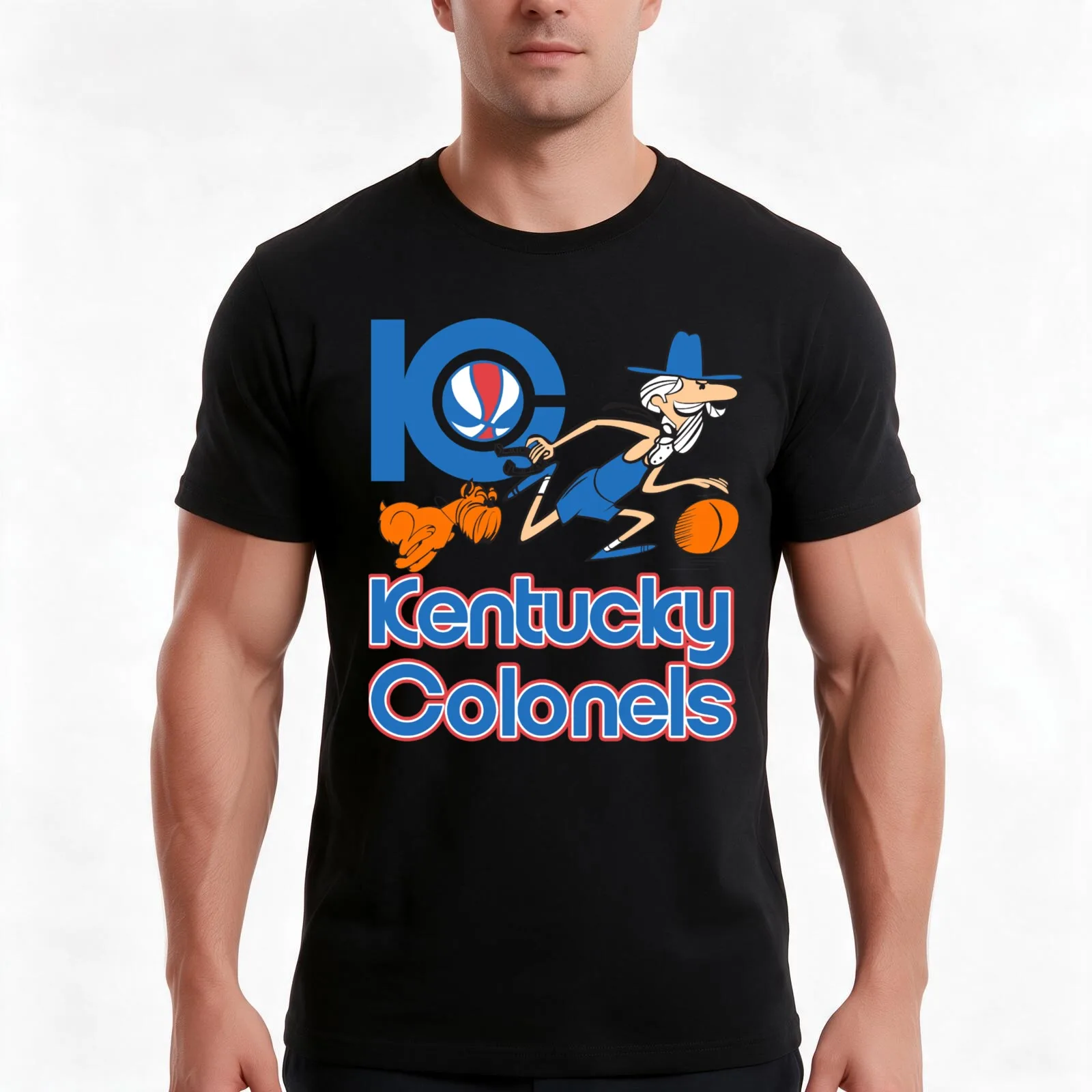 Kentucky Colonels T-Shirt Summer Casual Cotton Tee Oversized Streetwear Tops Vintage Graphic Print Loose Fit Short Sleeve