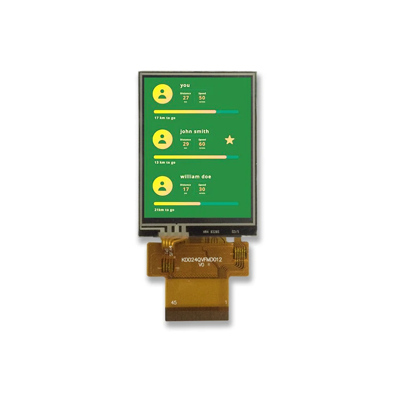 2.4 inch 240x320 ST7789V 8/9/16/18 MCU 16/18 RGB 3/4 SPI interface IPS LCD module with resistive touch panel