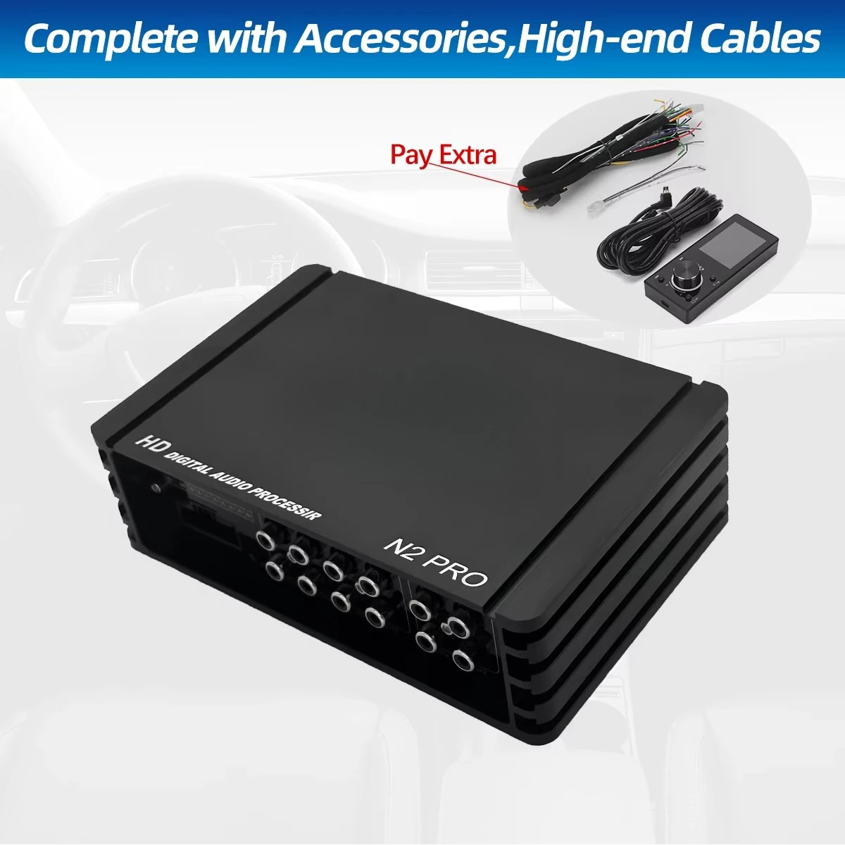 Pro 31 EQ Tuning 4CH DSP Audio Module 480W Auto Sound for Car Mod DIY Enthusiast