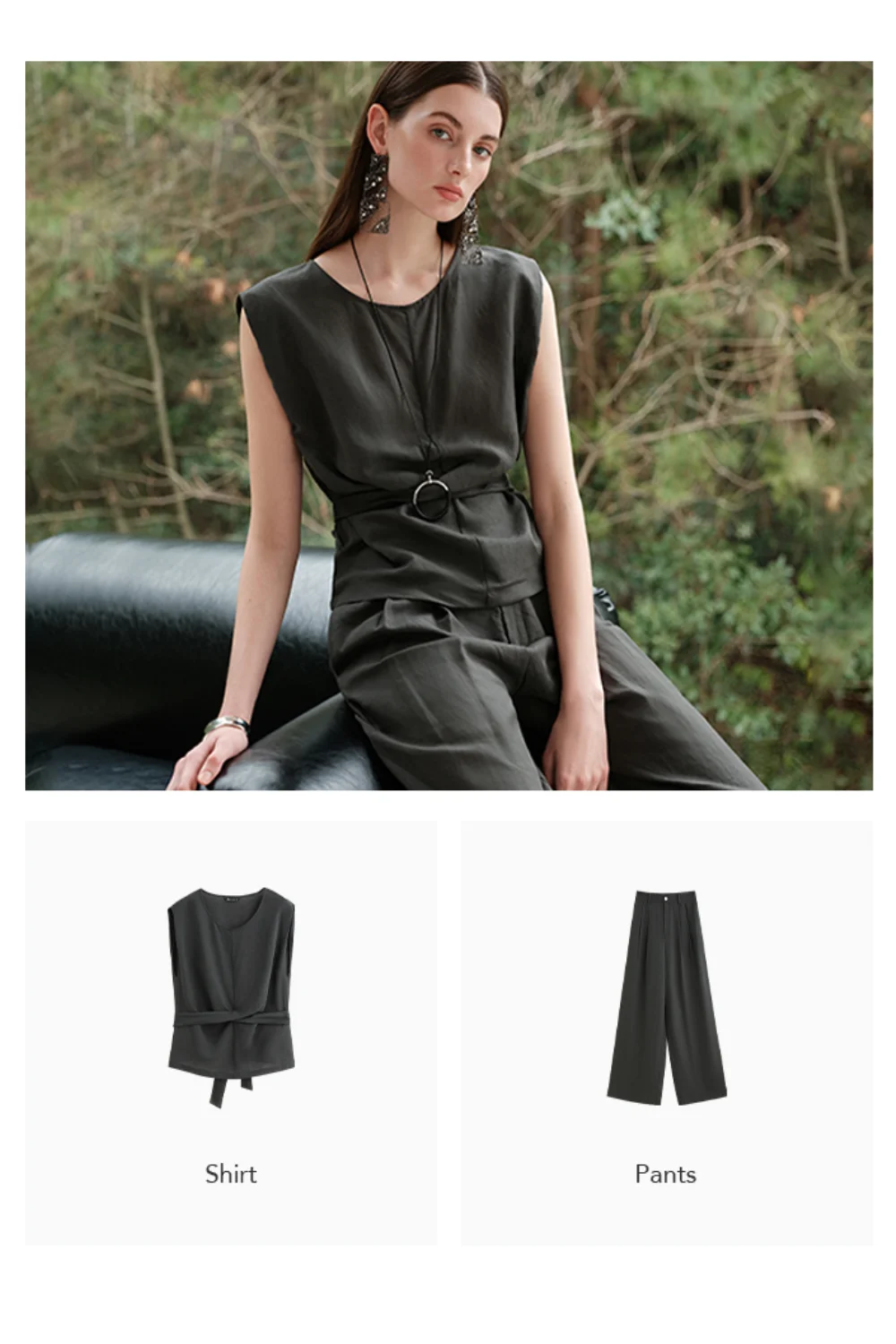 FSLE 100% Wool Seamless One-piece Knit Shirt Sweater For Women Autumn Winter New Design Wool Crew Neck Versatile Casual Sweater
