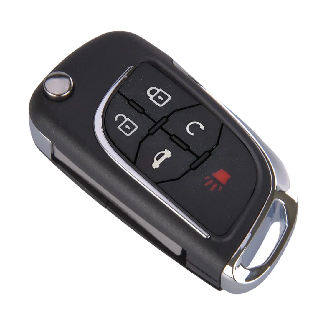 

5 Buttons Flip Smart Fob Keyless Entry Remote Folding Key Shell Case Cover fit for Chevrolet Opel Vauxhall Holden GMC Buick