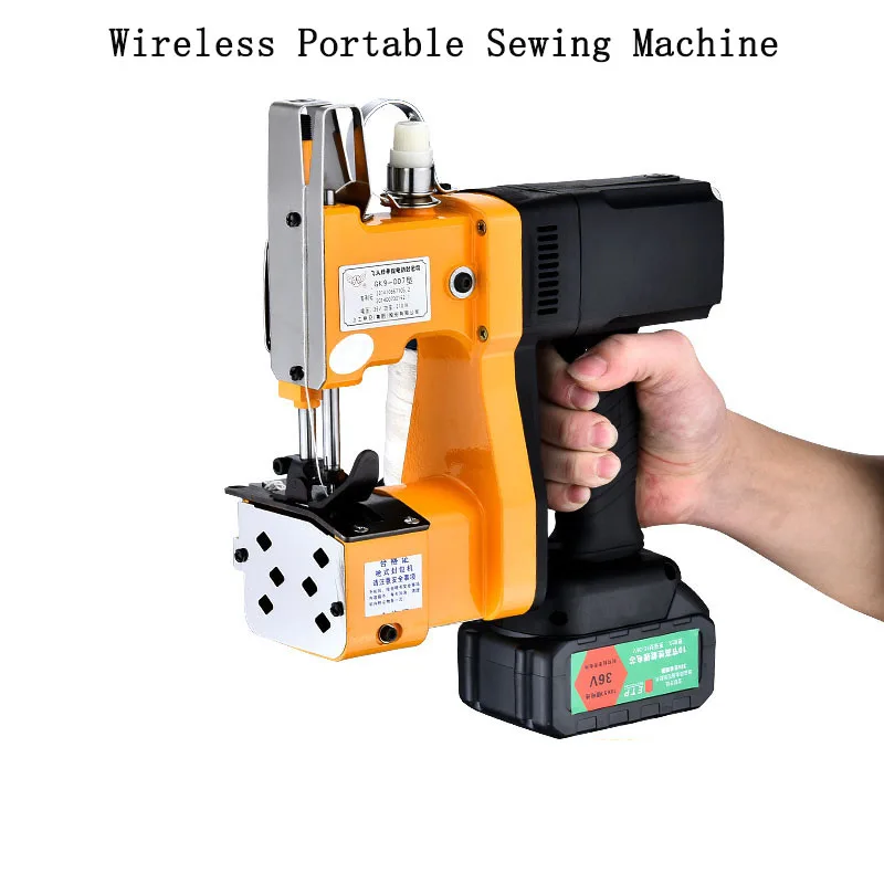 

Portable Small Rechargeable Lithium Battery Dynamic Sealing Machine Woven Bag Packaging And Sewing Machine