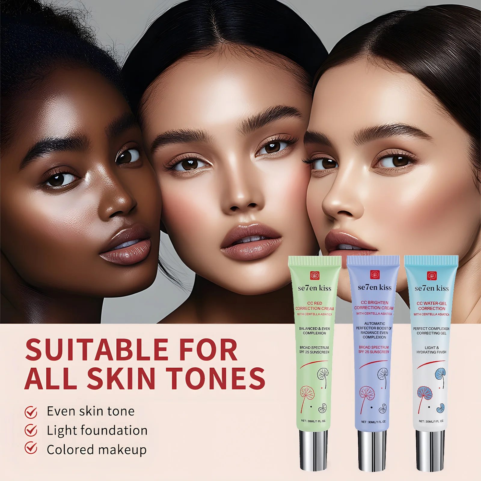 CC Cream Isolation Cream Facial Brightening Concealer Invisible Pore Makeup Primer