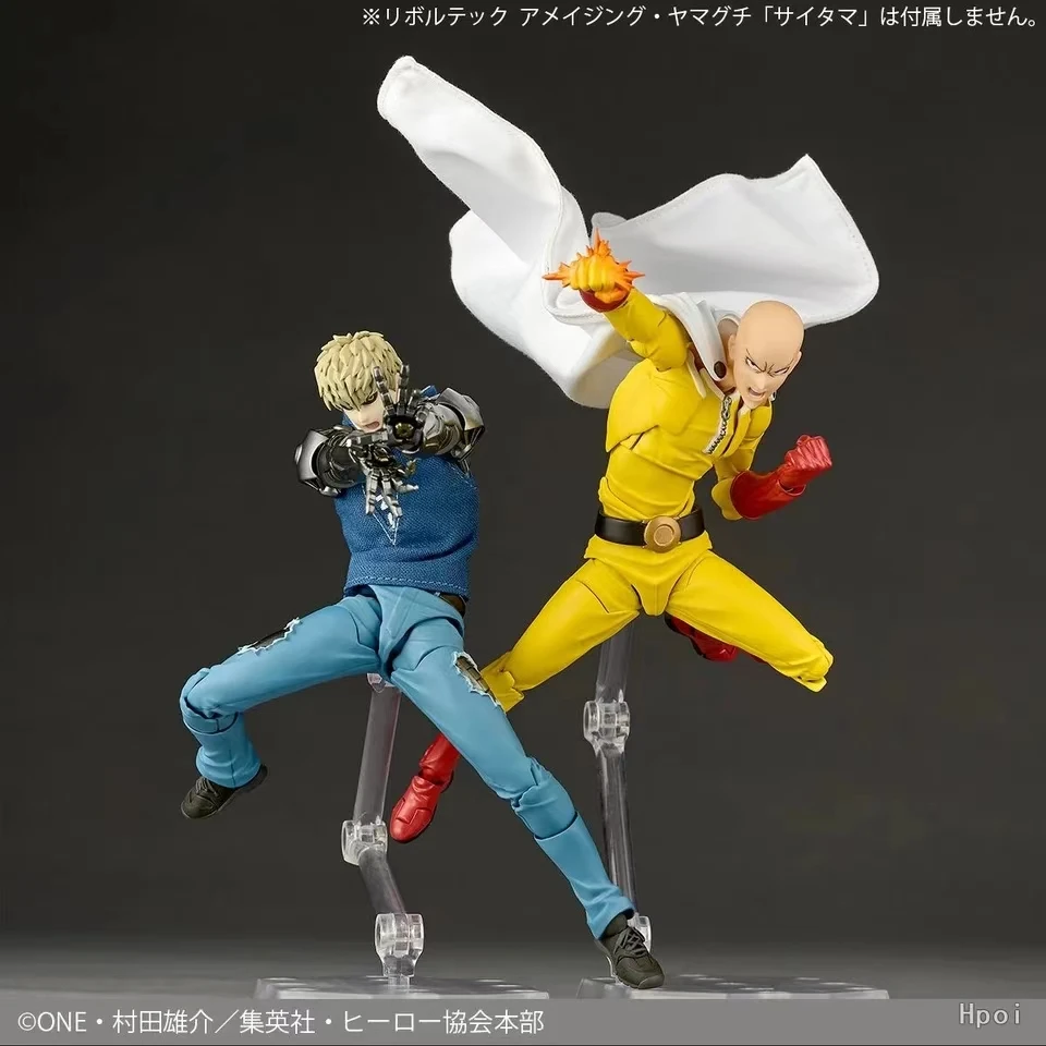 

In Stock KAIYODO Saitama ONE PUNCH-MAN Revoltech AMAZING YAMAGUCHI Action Collection Figures Model Toys With extra Bonus