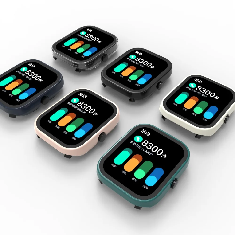 هارد شل زجاج الشاشة حامي فيلم Smartwatch إطار حافظة ل Haylou GST لايت LS13 ساعة ذكية الغطاء الواقي اكسسوارات