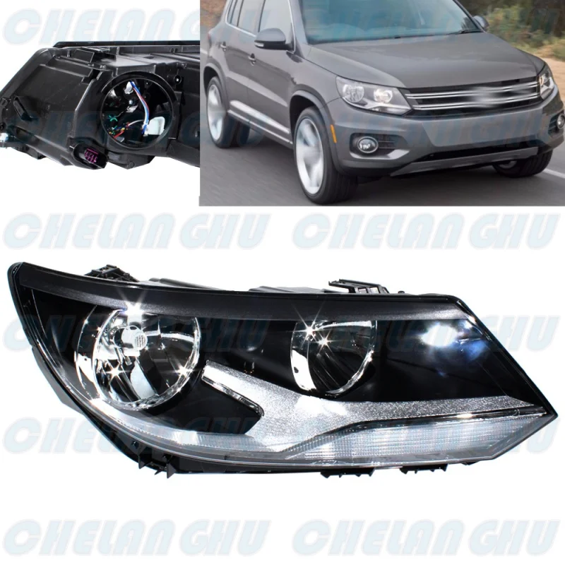 For VW Tiguan 2012 2013 2014 2015 2016 2017 US Version Right Side Front Headlight HeadLamp DRL Without Bulbs car accessories