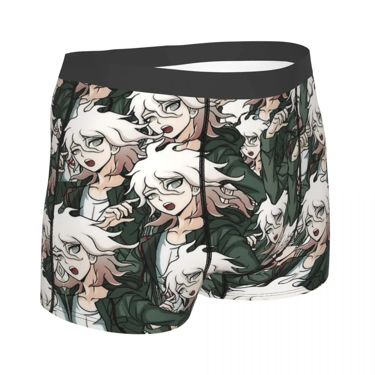 Nagito Komaeda Voice Hope Retro Danganronpa Makoto Game Calzoncillos bóxer para hombres, ropa interior muy transpirable, regalos de cumpleaños