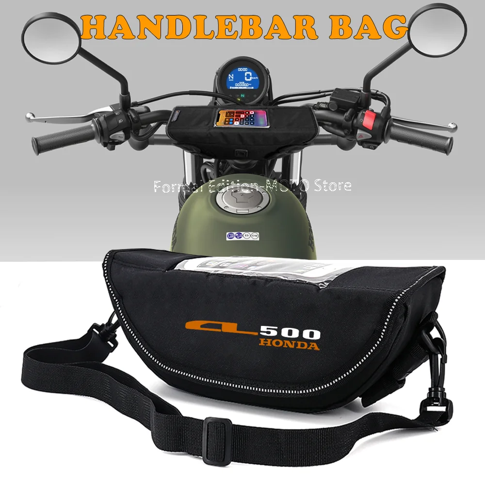 

For Honda CL500 Africa Twin NC750X PCX 125 PCX 150 PCX160 Dustproof and Waterproof Motorcycle Steering Wheel Navigation Bag