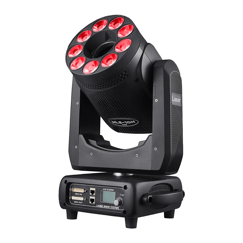 10w Moving Head Laser + LED Wash Light Dj Night Club Disco Moving Head Stage Lights