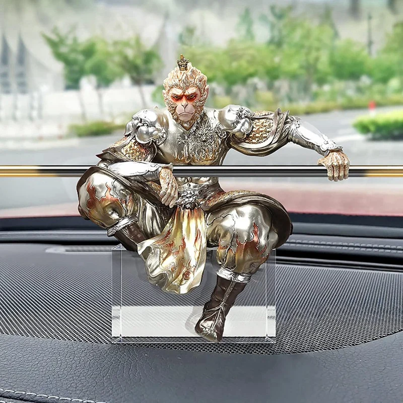 Black Myth Wukong Decorations Model,Monkey Figurines Monkey King Decor, 3A Game Sun Wukong Statue Model Decoration Doll