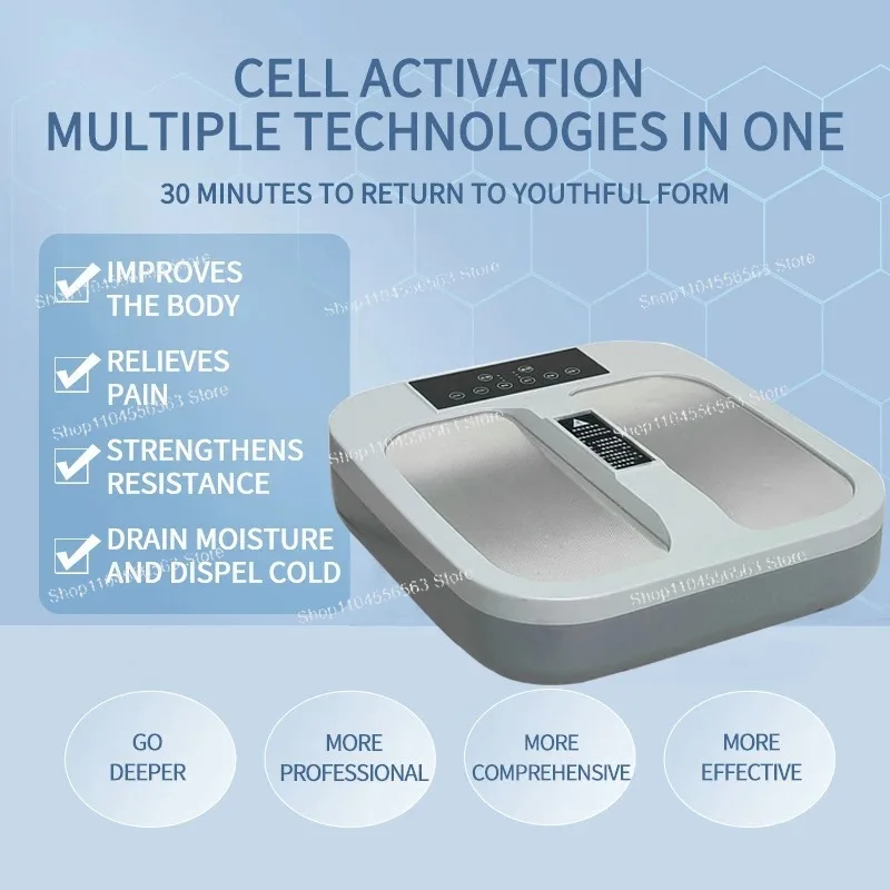 Electric Foot Massager - Terahertz Therapy Acupressure Relief for Circulation & Relaxation