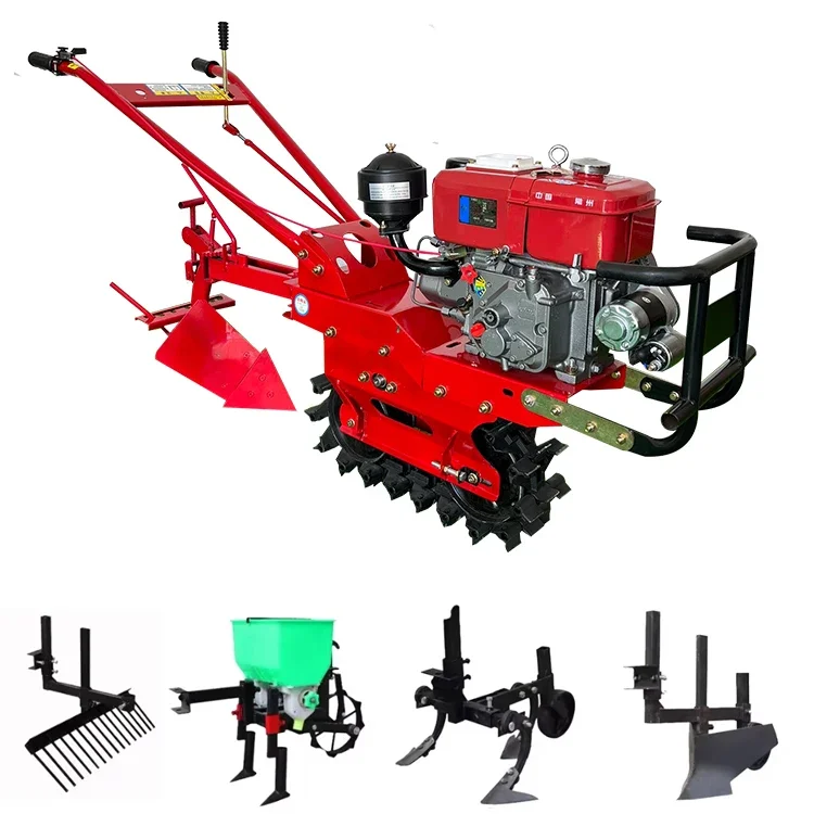 Easy Maintenance Tillage Machine Cultivator For Sale With Safe Operation Track Micro Tiller Mini Tiller
