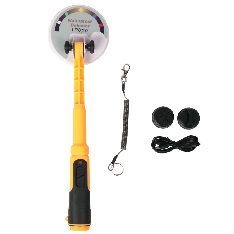 

Metal Detector IP810 Waterproof High Sensitivity Gold Silver Portable Handheld Coin Pinpointer Hunter Treasure Seekers