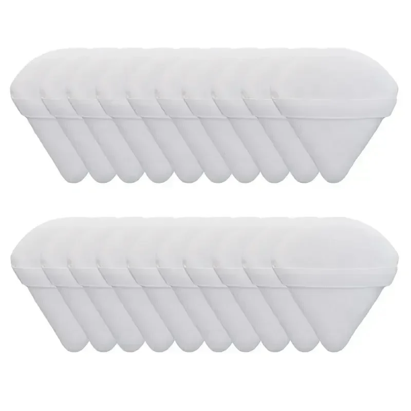 2/5/10/20 Stuks Driehoek Poederdons Nat Droog Gebruik Voor Losse Poeder Vloeibare Cosmetische Zachte Pluche poederdons Make-Up Foundation Nieuw In T