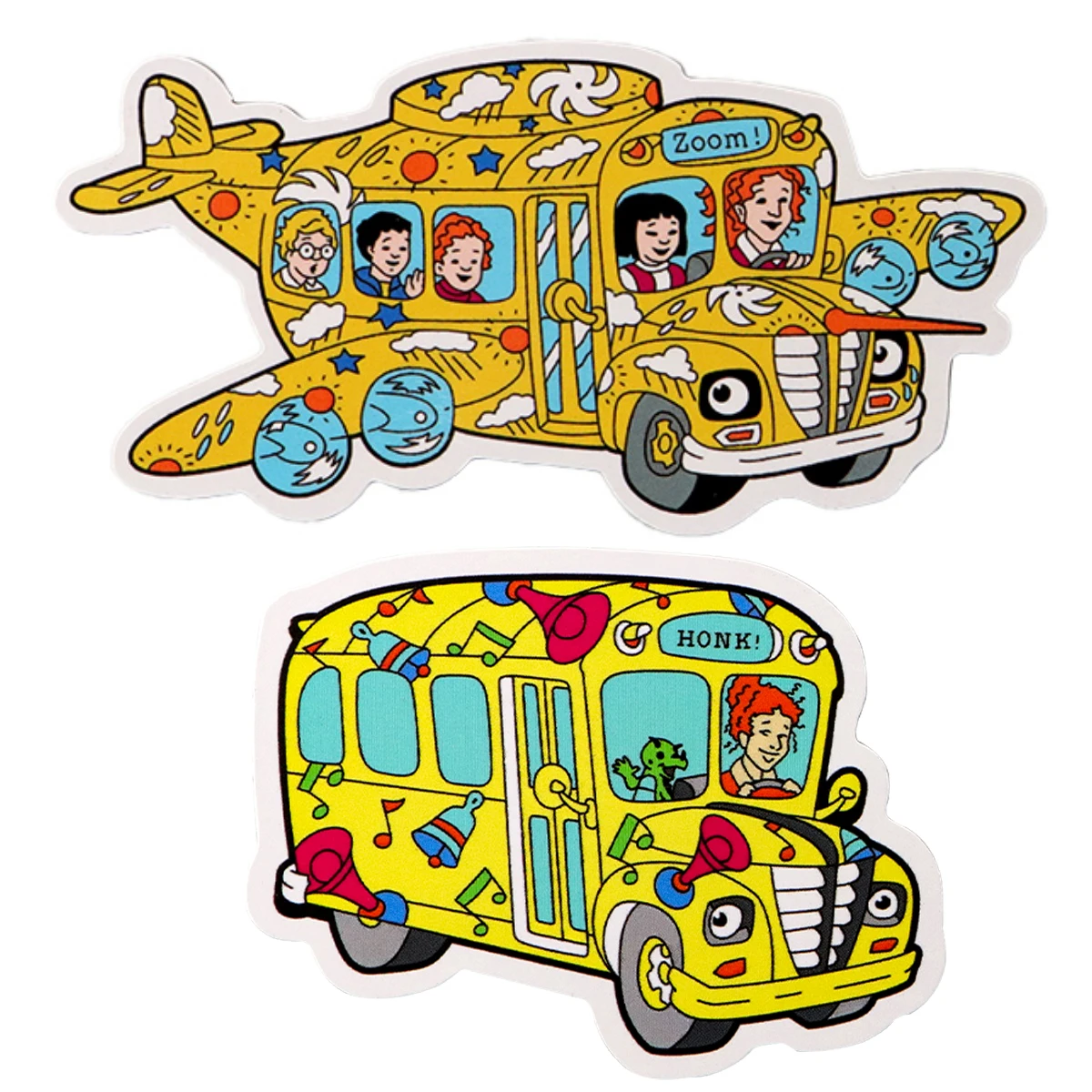 

1PCS Magical School Bus Refrigerator Magnet Sticker Creative Decorative Magnetic Home Kitchen Fridge Stickers Function Sticker
