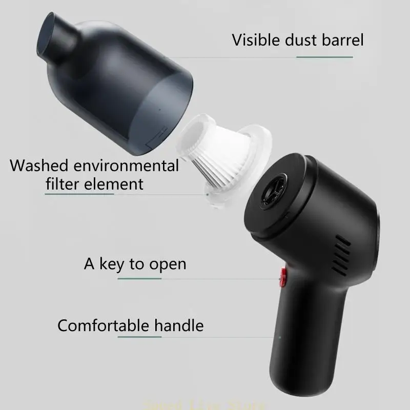 

547C 120W Wireless Home Vacuum Cleaner Handheld Vacuum Cleaner with Built-in Battrery