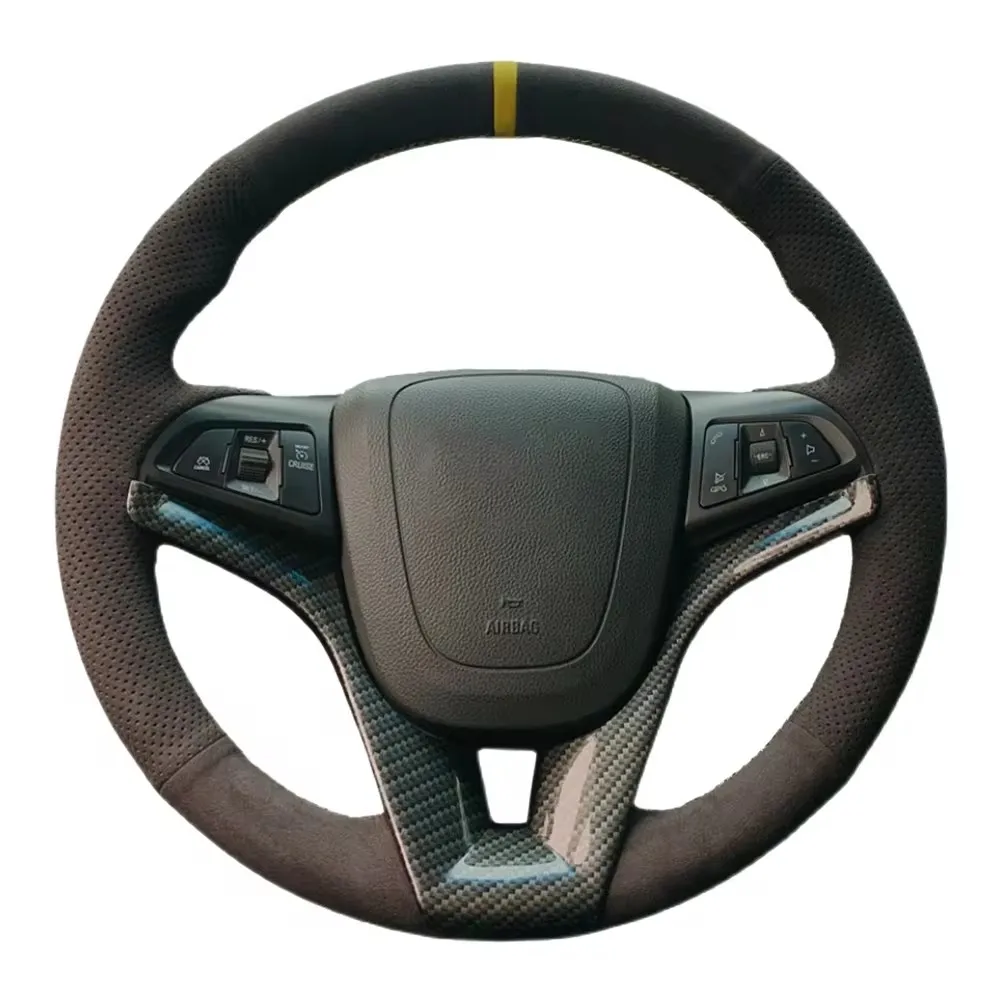 

Customize Suede Leather Car Steering Wheel Cover For Chevrolet Cruze Hatchback Sedan 2009-2014 Aveo 2011-2014 Orlando 2010-2015