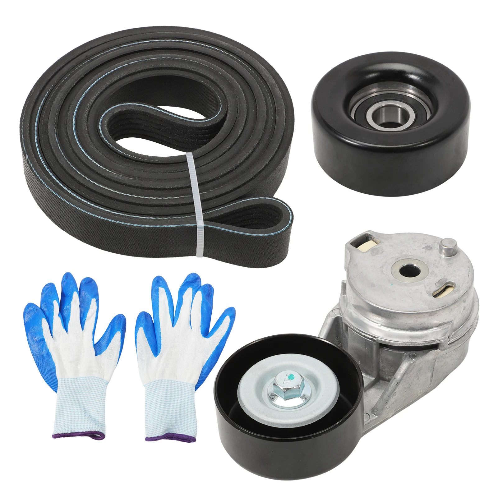 

90K-38178A Drive Belt Tensioner Pulley Kit Fit for i-280/i-350 2006, i-290/i-370 2007-2008 Replaces 45547