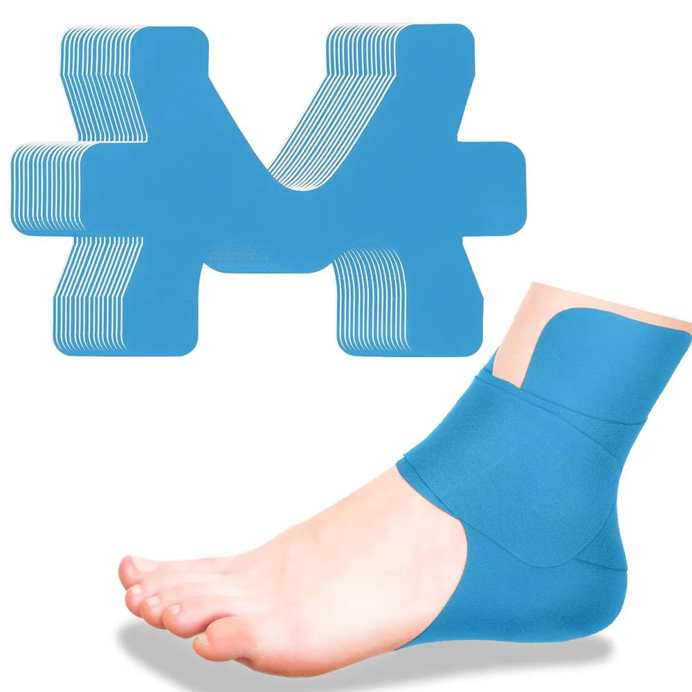 

5pcs OK TAPE, Kinesiology Ankle Tape, Prevent Leg Sprain Provide Support for Ankle Ligament, Breathable Elastic Athletic Tape