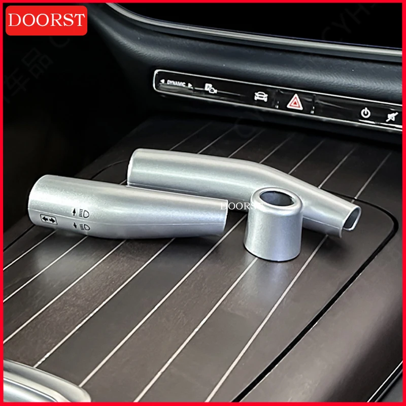 Für Mercedes Benz C GLC E S EQE EQS Klasse W206 X254 W214 W223 Snap-On-Installation Scheibenwischer-Schaltgriff-Tempomat-Abdeckungen Rahmenverkleidung – Detail 5