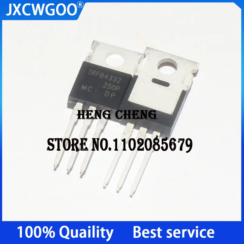 10PCS 100% New Original  IRFB4332PBF IRFB4332 TO-220 250V/60A