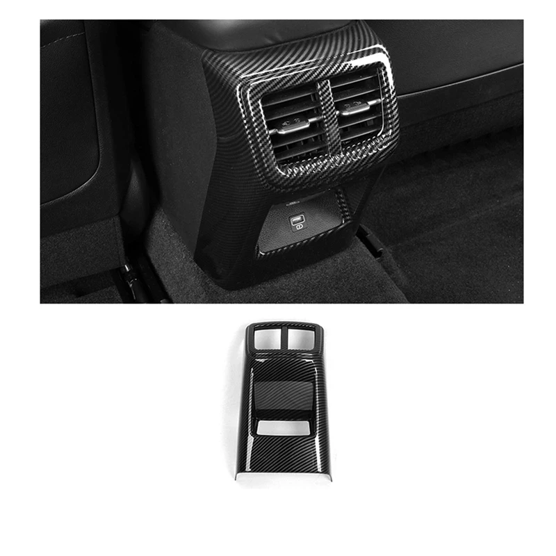 1 PCS Car Rear Air Condition Vent Outlet Cover Trim ABS Interior Accessories For Kia K5 Optima DL3 2021 2022 2023